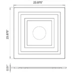 ceilume-century-2x2-dimension ceilume century 2x2 dimension