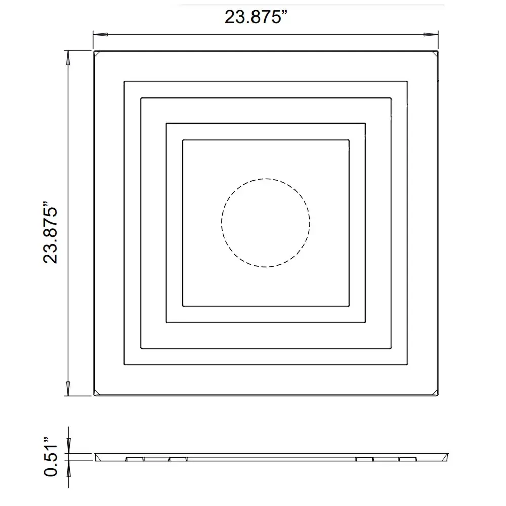 ceilume-century-2x2-dimension ceilume century 2x2 dimension