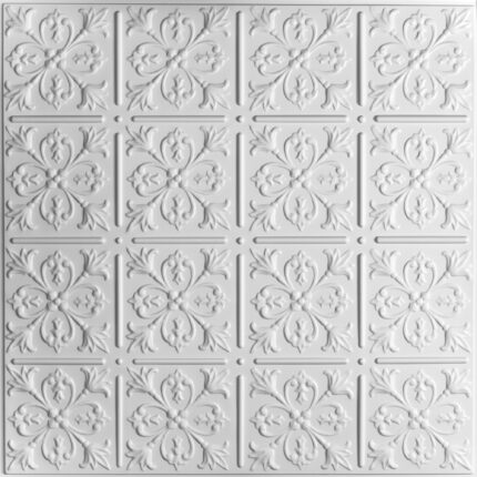 fleur-de-lis-2x2-white-ceiling-tile-face