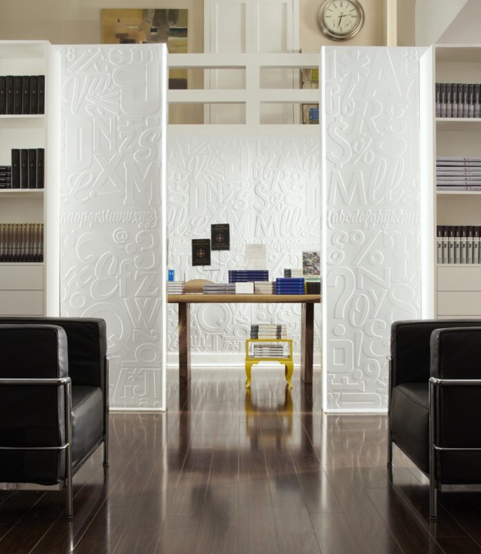 MirroFlex Alphabet Soup Gloss White Paintable