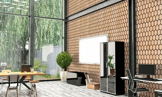 Finium Dezign Hexo chene blanc