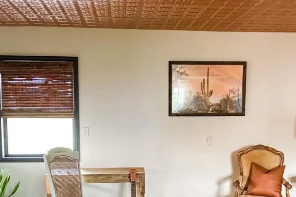 ceilume fleur de lis copper